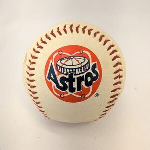 Vintage Houston Astros 1988 Baseball Astrodome Logo MLB SPC Souvenir Ball White